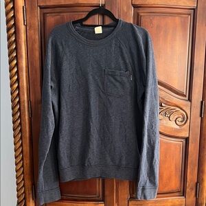 Hollister Men's Crewneck blue sweatshirt- size L